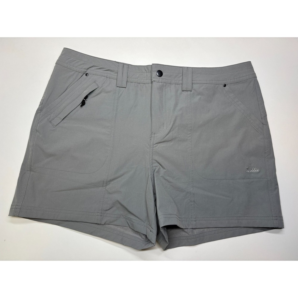 Willit Shorts Womens 12 Gray Golf Hiking Sun Protection Nylon New